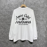 Amiri long sleeve shirts la limited art word printing