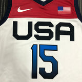 NBA Jerseys 2021 Olympic Team USA, White No. 15, Booker
