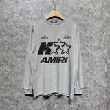 Amiri long sleeve shirts spotted five-pointed star printing