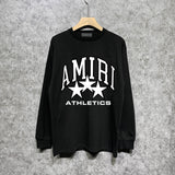 Amiri long sleeve shirts stroke five-pointed star printing