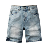 purple brand denim shorts
