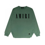 Amiri long sleeve shirts classic letter spider print