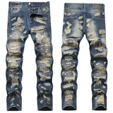 Mens Fashion Jeans damaged #027