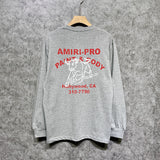 Amiri long sleeve shirts bull printing
