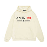 Amiri hoodie red font printing