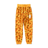 Bathing Ape Pant Joint Orange Camouflage Tie Casual Sweatpants
