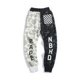 Bathing Ape Pants Shark Head Skull Trousers