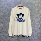 Amiri long sleeve shirts new font cobra printing