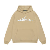 Amiri hoodie smoke letter printing