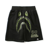 Shark Print Bape Shorts Shark Joint Casual Shorts Summer Beach Shorts