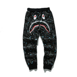 Bathing Ape Pant Shark Head Luminous, Casual Pants, Tether Print Sweatpants