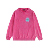 Amiri washed sweatshirt colored sun print washed old