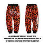 Bathing Ape Pant joint cooperation camouflage red casual pants sweatpants
