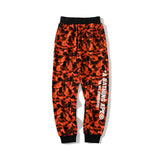 Bathing Ape Pant joint cooperation camouflage red casual pants sweatpants
