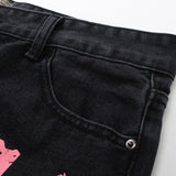 Denim Tears Jeans Loose Men's and Women's Casual Pants