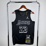NBA Jerseys Lakers, Black, Glory 23, James