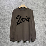 Amiri long sleeve shirts elegant letterprinting