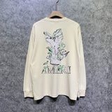 Amiri long sleeve shirts angel printing