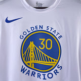 NBA Jerseys Warriors, white size 30, quick-drying short sleeves