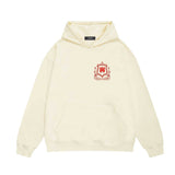 Amiri hoodie flower shield printing