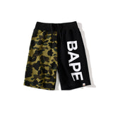 Shark Print Bape Shorts Summer Camo Beach Shorts