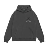 Amiri hoodie simple logo square sleeve print