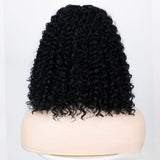 Women's Wigs Lace Front Middle Part Afro Curly Wig