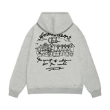 Amiri hoodie sketch country printing