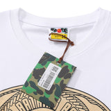 Bathing Ape T-Shirt Ape Man Bronzing Printing Short Sleeve T-Shirt