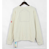 C.e sweatshirt c.e ssfall and winter japanese style psychedelic women's face beige white picture frame round neck sweatshirt
