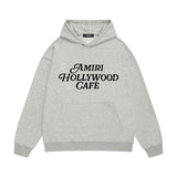 Amiri hoodie hollywood font printing