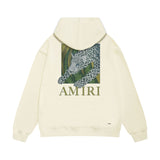 Amiri hoodie black panther print