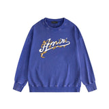 Amiri washed sweatshirt Yeman letter print washed old
