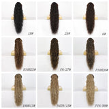 Women's Wigs High Temperature Silk Water Ripple Long Curly Hair Ponytail Hair Extensions Ponytail