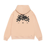 Amiri hoodie skeleton letterprinting