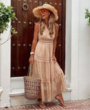 Women Dresses Feel the Sea Breeze on the Beach in Princess Dream Dress