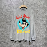 Amiri long sleeve shirts with gray wolf print