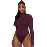 Women Jumpsuit Long Sleeve Bottoming Jumpsuit (Zj0415)