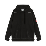 C.e hoodie early spring c.e panda color patchwork pullover hooded sweatshirt