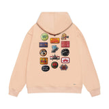 Amiri hoodie multi-chapter printing