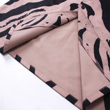 Rhude T Shirt Zebra Letter Embroidery Casual Short Sleeve Shirt, Shorts