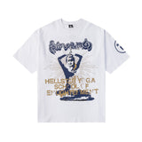 Hellstar T Shirt Summer Top Short Sleeve T-Shirt