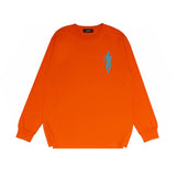 Amiri long sleeve shirts vertical small overlapping letterprinting