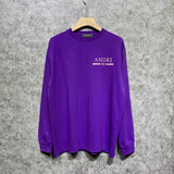Amiri long sleeve shirts crayon horizontal strip printing