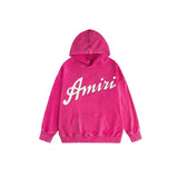 Amiri washed hoodie water estate printing