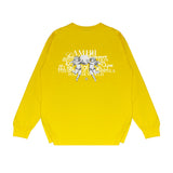 Amiri long sleeve shirts letter angel ball printing