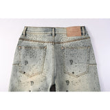 purple brand denim shorts