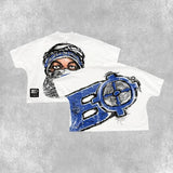 Street Unisex T-shirt "Terrorists" Pattern Street Tee