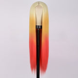 Women's Wigs Middle Part Straight Lace Front Wig