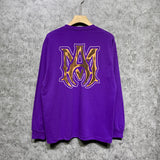 Amiri long sleeve shirts splash paint skeleton printing